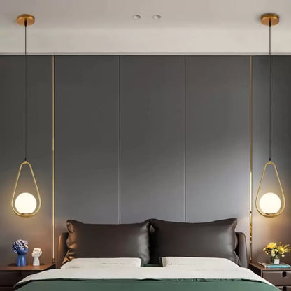 Lust Loft Haven, 1x E27, zlatá bílá, kov, nastavitelná výška