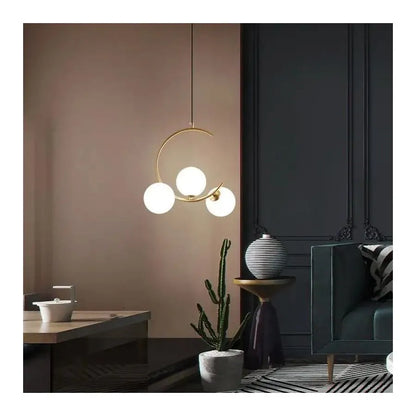 Lust Loft Atrium, 3x E27, zlatá bílá, kov, nastavitelná výška