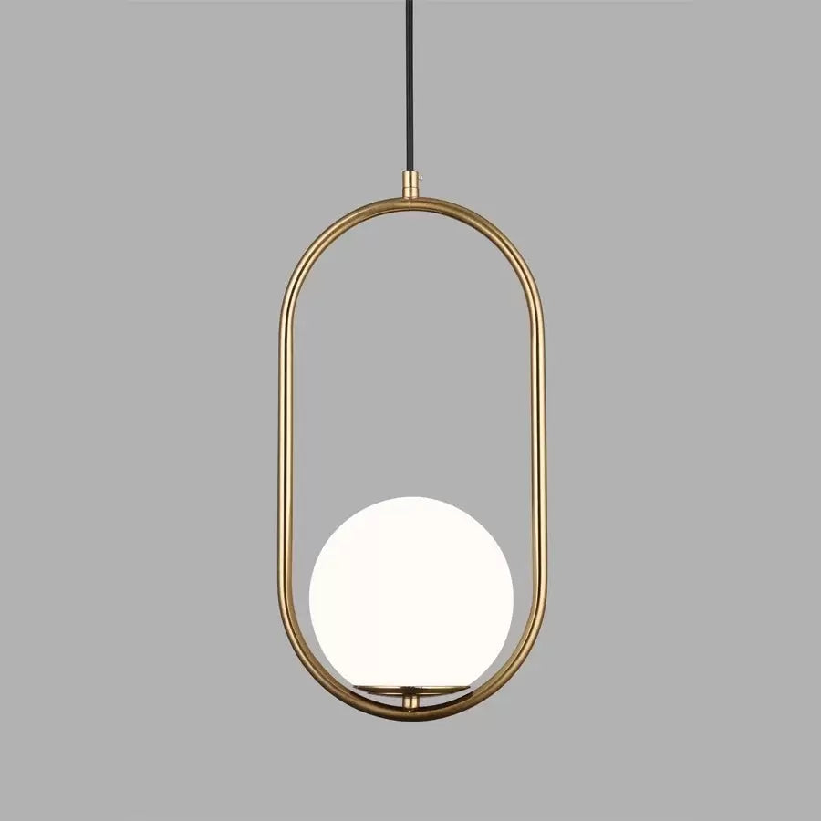 LOFT LOFT GALERIE Modern, 1x E27, zlatá bílá, kov, nastavitelná výška