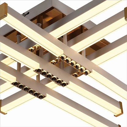 LED lustr s dálkovým ovládáním LT178/6WH, 84W, 6 prvků, studené/teplé/neutrální světlo, stmívatelný, bílý