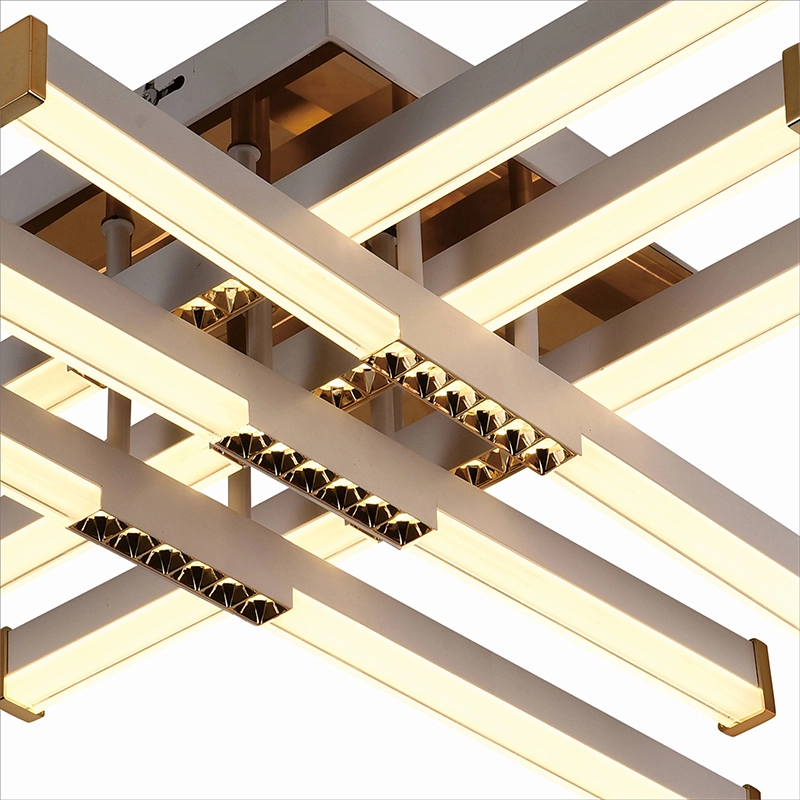 LED lustr s dálkovým ovládáním LT178/6WH, 84W, 6 prvků, studené/teplé/neutrální světlo, stmívatelný, bílý