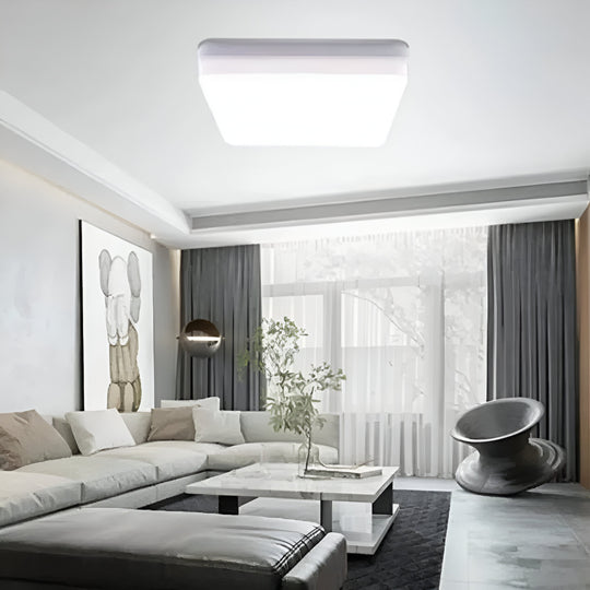 LED stropní svítidlo Cotena, 48W, bílé, IP.44, čtvercové LED stropní svítidlo Výchozí název Alessandro Design