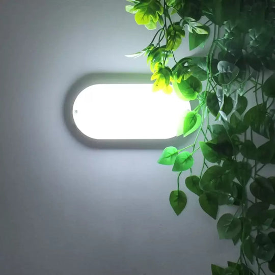 LED stropní svítidlo FANTAS Oval 15W 20cm Bílé Exteriér IP65 Výchozí název Alessandro Design