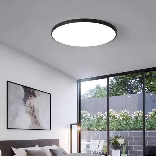 LED solis 27cm 20w ceil. Černé neutrální světlo
