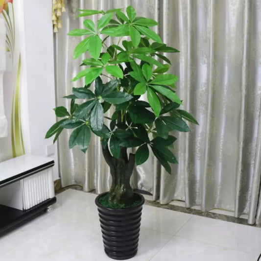 Umělá rostlina Schefflera Arboricola, bez hrnců, 150 cm zelená