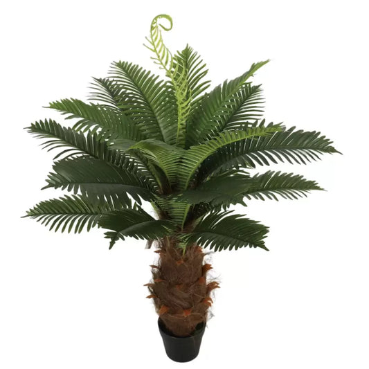 Palmová umělá rostlina bez hrnců 110 cm zelená