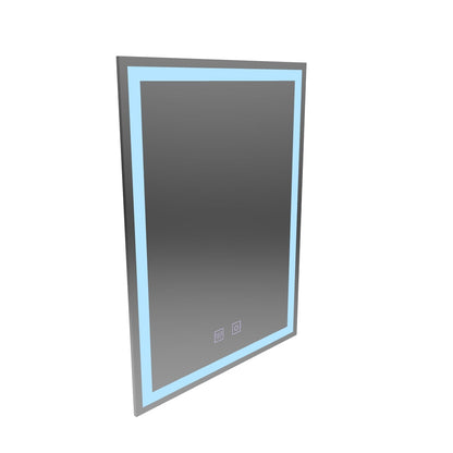 Zrcadlový LED obdélníkový 60x80cm dotykový systém DOTLES NOX
