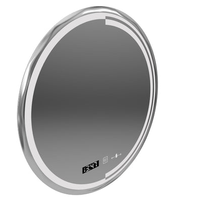 60 cm kulatý LED zrcadlový pohyb Senzor Consuel Marcellow Dimable Clock Defrosting System