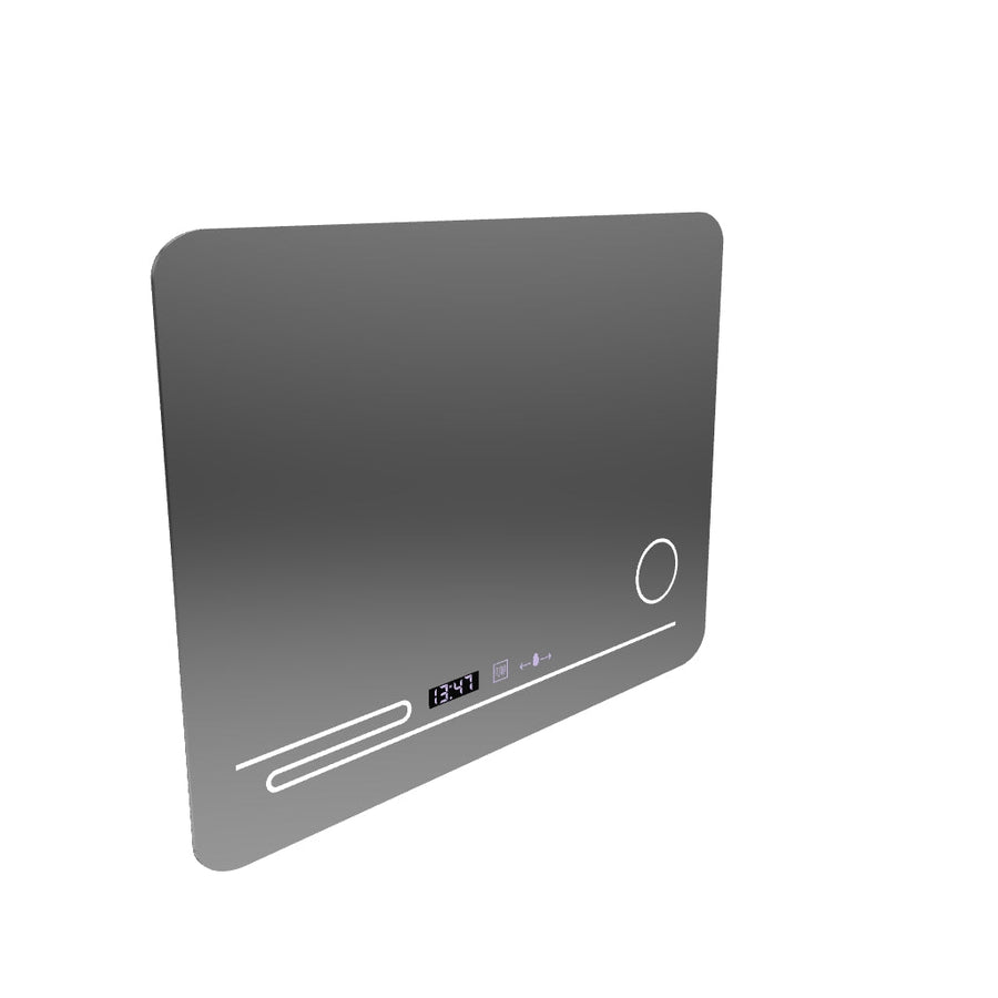 Obdélníkové LED Mirror 80x60cm Fortaleza Motionglow Marcello Dezolovací systém teploměru a kosmetický vlk