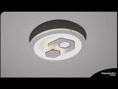 LED LED Kathleen, 16W, horké/neutrální světlo/RGB, bílá
