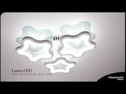 LED LED LED LED LED, 22W, Hot 4000k, Acryl, White