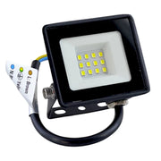PE/DMX LED projektor, IP65, 27W, černý