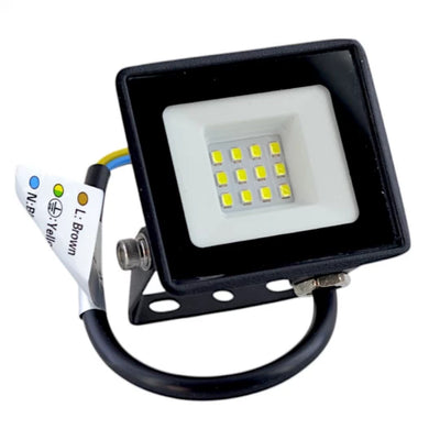 PE/DMX LED projektor, IP65, 19W, černý