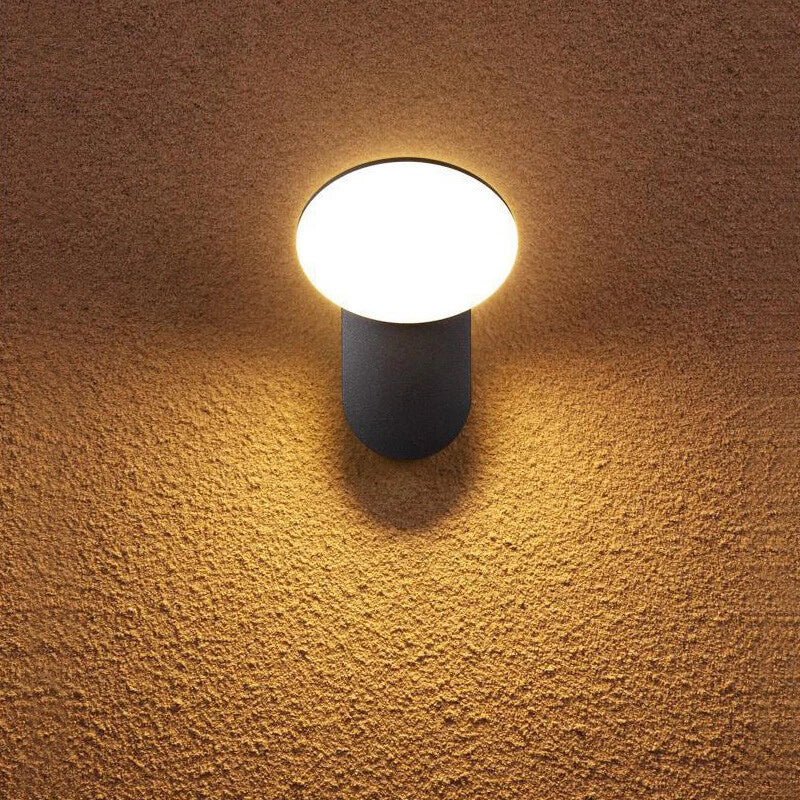 Venkovní nástěnné LED svítidlo 10W, AX165, Warm Light 3000K, černá