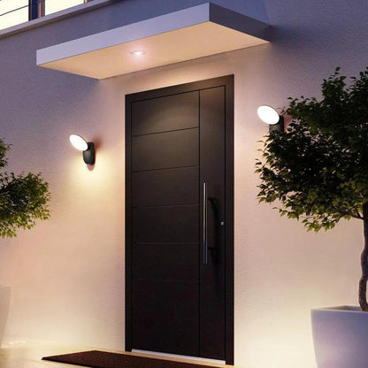 Venkovní nástěnné LED svítidlo 10W, AX165, Warm Light 3000K, černá