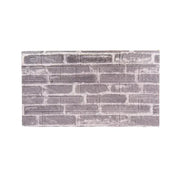 Set 10d 3D Self -Adhesivní šedé cihly z měkké pěny, 77 cm x 70 cm x 6mm