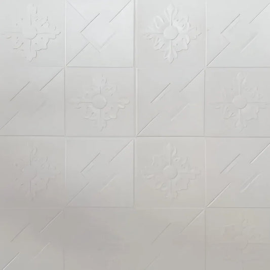 Sada 10D Self -Adhesive 3D měkká pěna, 70cmx70cmx2mm, bílá
