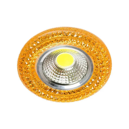 LED skvrnitá LED, 3W, Glass, Golden