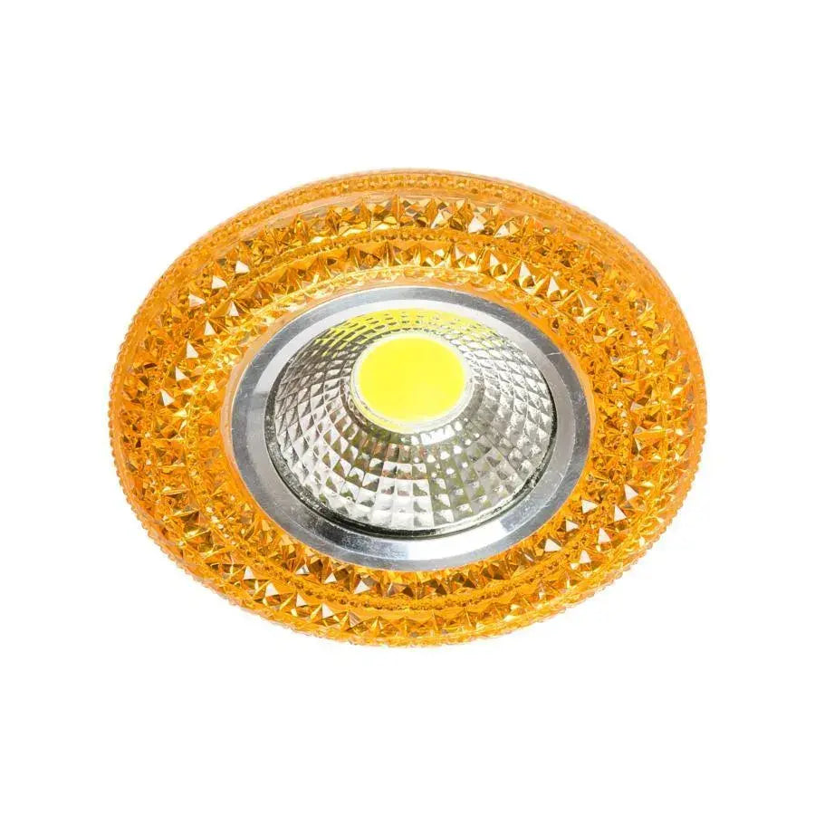 LED skvrnitá LED, 3W, Glass, Golden