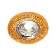 LED skvrnitá LED, 3W, Glass, Golden