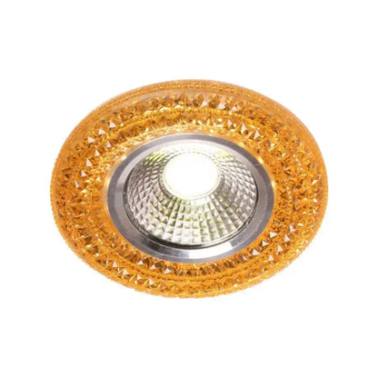 LED skvrnitá LED, 3W, Glass, Golden