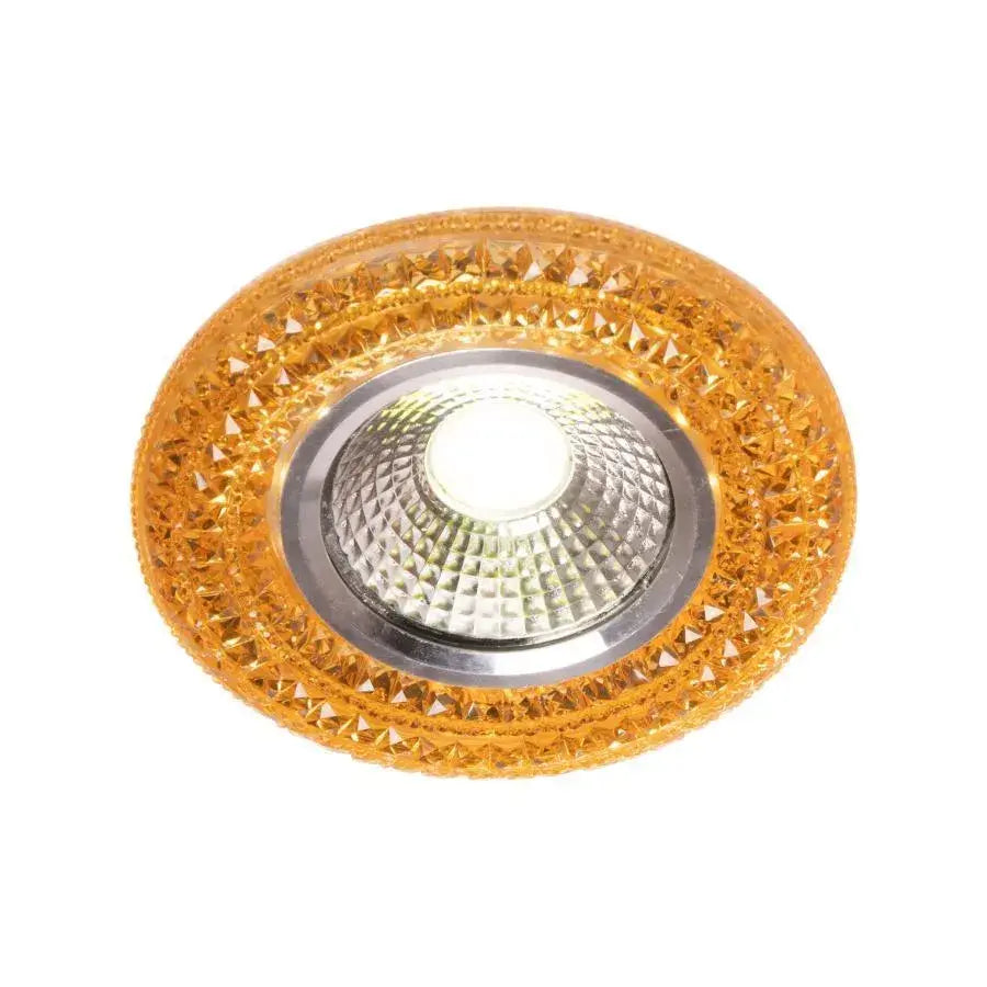 LED skvrnitá LED, 3W, Glass, Golden