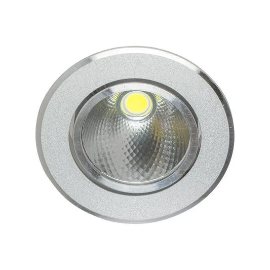 LED SPOT, 5W, kov, stříbro
