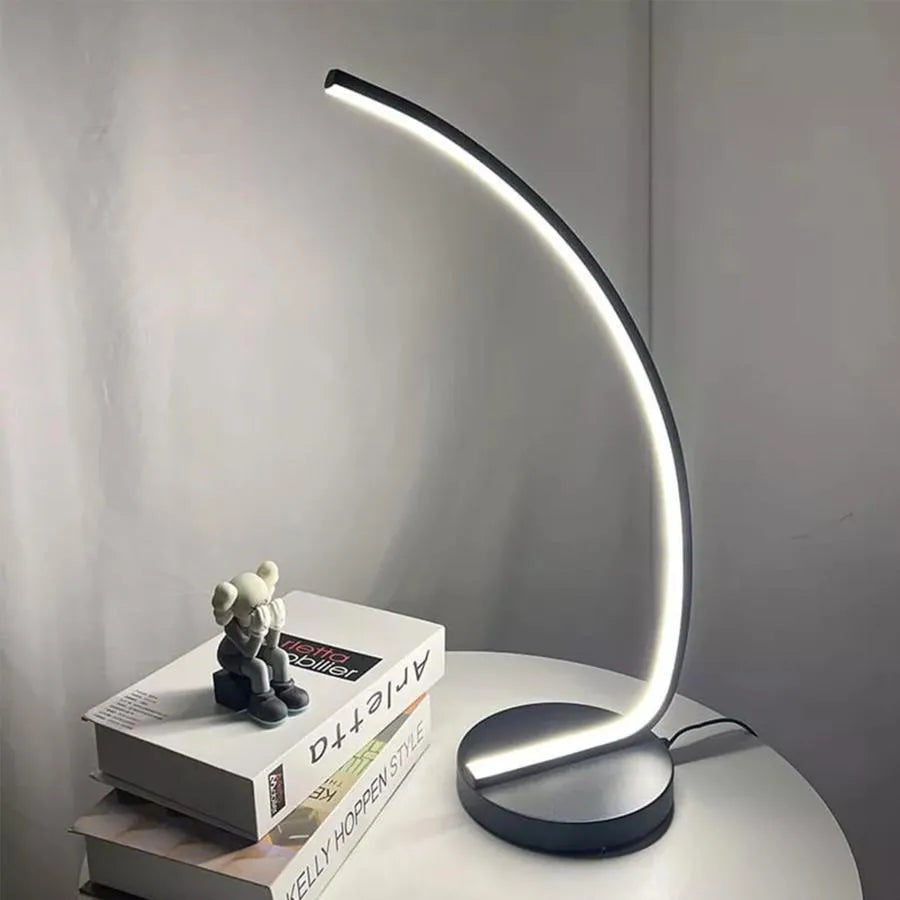 LED lampa Nemesis, 10W, studené/horké/neutrální světlo, kov a akrylové, černé