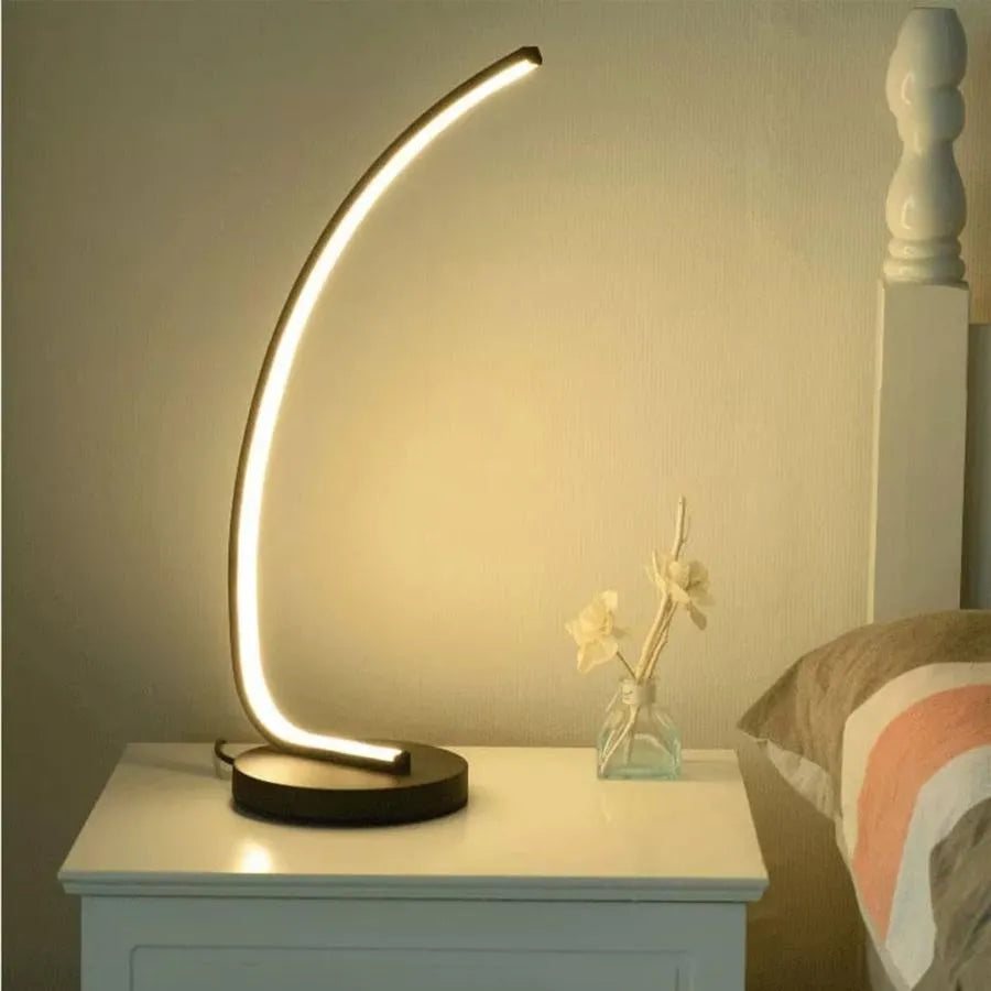 LED lampa Nemesis, 10W, studené/horké/neutrální světlo, kov a akrylové, černé