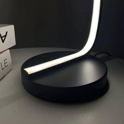 LED lampa Nemesis, 10W, studené/horké/neutrální světlo, kov a akrylové, černé