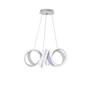 LED chtíč zavěšená s nekonečným dálkovým ovládáním, 180 W, nastavitelná výška, studená/horká/neutrální světlo, sedmikráska, bílá
