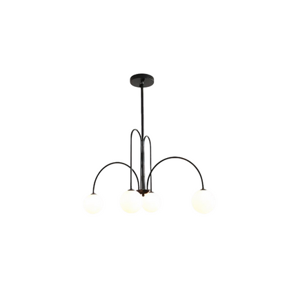 Torino Chanderier, 5*E27, černý, kov