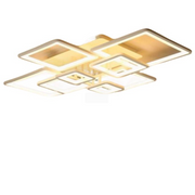 LED chtíč s dálkovým ovládáním, Ella, 8 čtverců, 203W, studené/horké/neutrální světlo, nestabilní, bílá