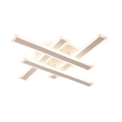 LED lustr s dálkovým ovládáním Shawn, lineární, 85W, studené/horké/neutrální světlo, nestabilní, bílé