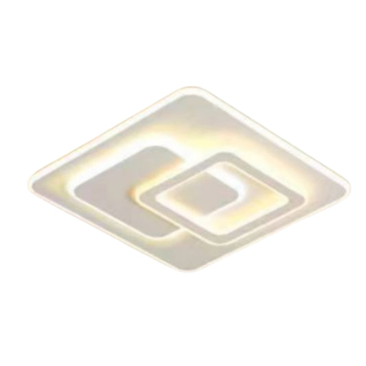 LED LULUS s noluxem Pero, 120 W, 3 čtverce, chladné/horké/neutrální světlo, bílá, bílá