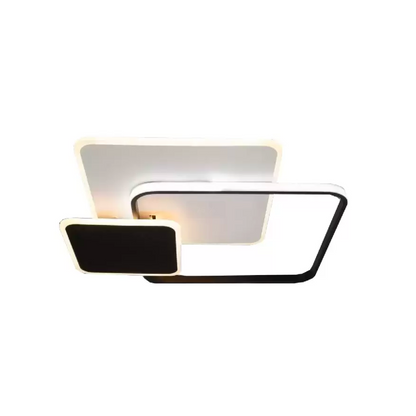 LED CHANDIER s dálkovým ovládáním Anemona, 75W, 3 čtverce, studené/horké/neutrální světlo, nestabilní, černé